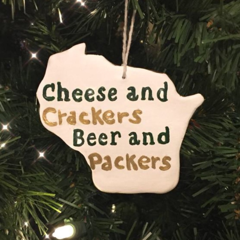 Green Bay Packers Christmas Ornament